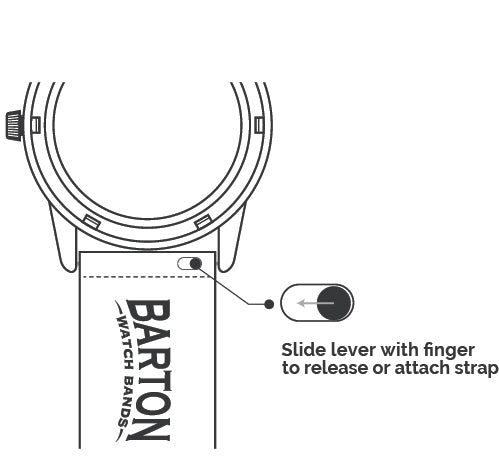 Army Green Cordura Fabric and Silicone Hybrid - Barton Watch Bands