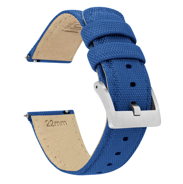 Samsung Galaxy Watch4 | Sailcloth Quick Release | Royal Blue - Barton Watch Bands