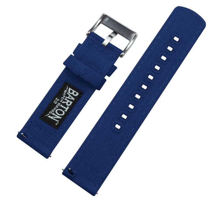 Royal Blue | Crafted Canvas - Barton Watch Bands