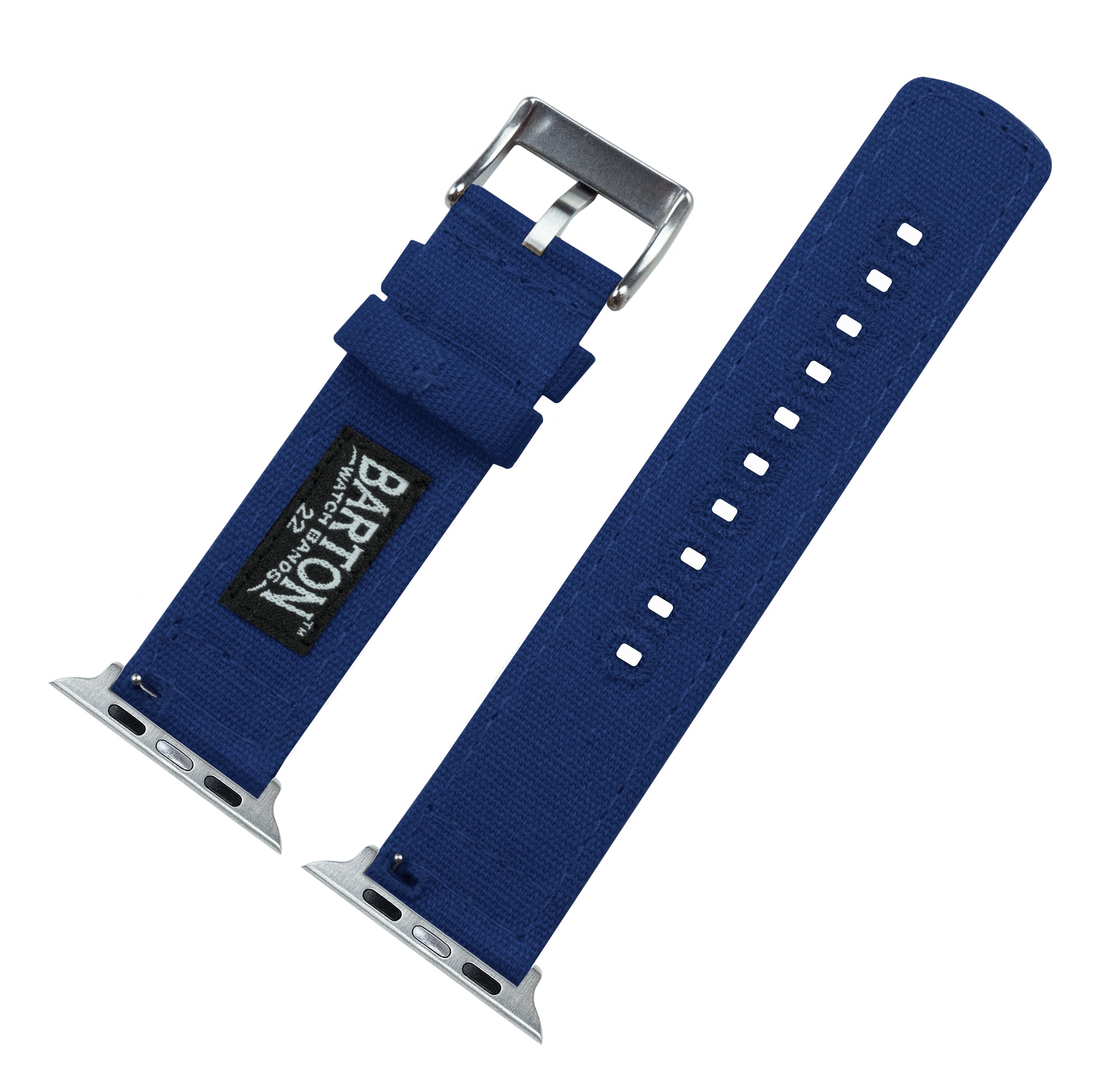 Apple Watch Royal Blue Canvas Watch Band Barton Watch Bands