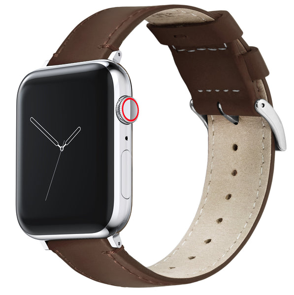 Brown Leather Apple Watch Band | Barton Watch Bands