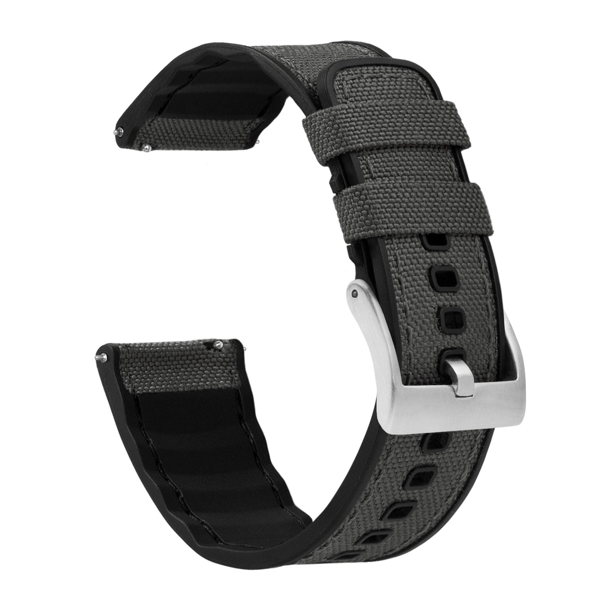 Samsung Galaxy Watch 6 - 44mm Nylon Strap with Buckle (Black)