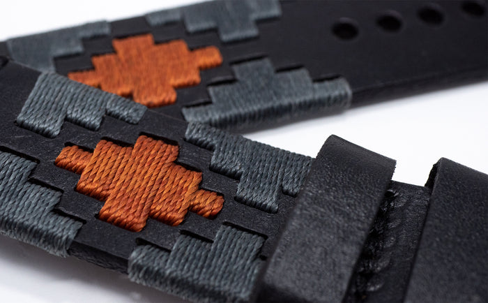 Smoke & Orange | Gaucho - Barton Watch Bands