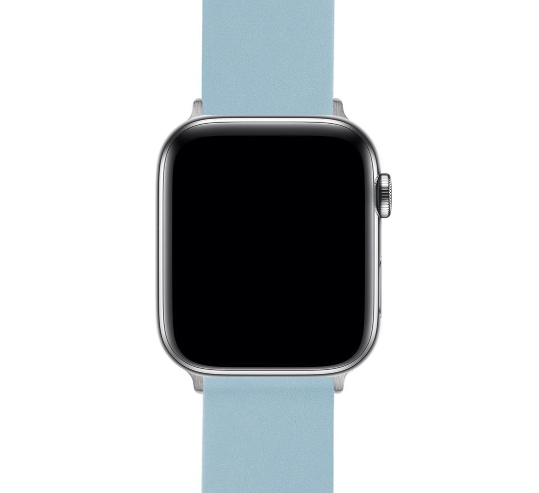 Blue silicone apple watch band new arrivals