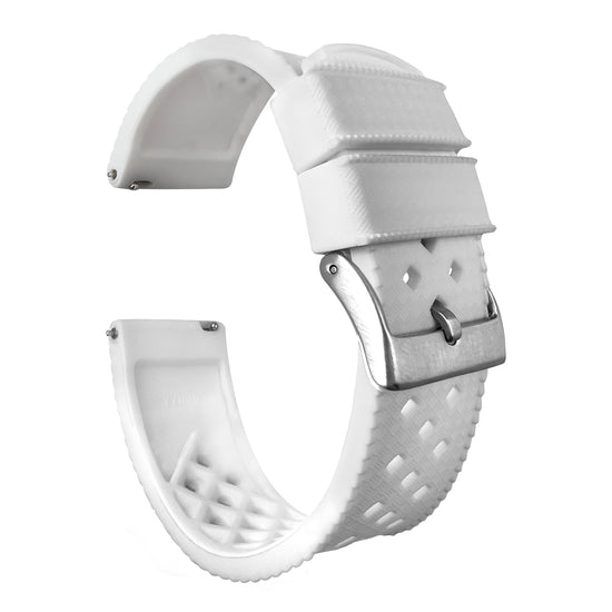 White Tropical Style Watch Band | Barton Watch Bands