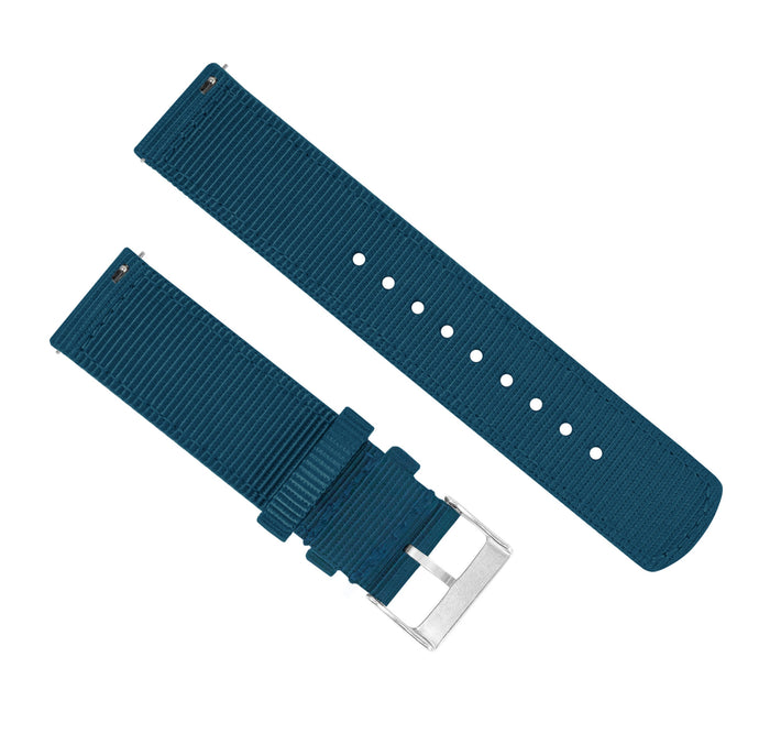 Samsung Galaxy Watch5 | Two-Piece NATO® style | Steel Blue - Barton Watch Bands