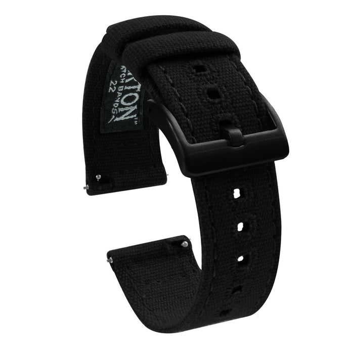 MOONSWATCH Bip | Black Canvas - Barton Watch Bands