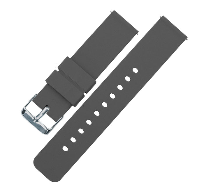 MOONSWATCH Bip  | Silicone | Smokey Grey - Barton Watch Bands