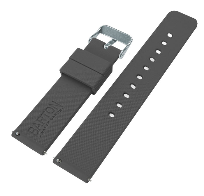 MOONSWATCH Bip  | Silicone | Smokey Grey - Barton Watch Bands