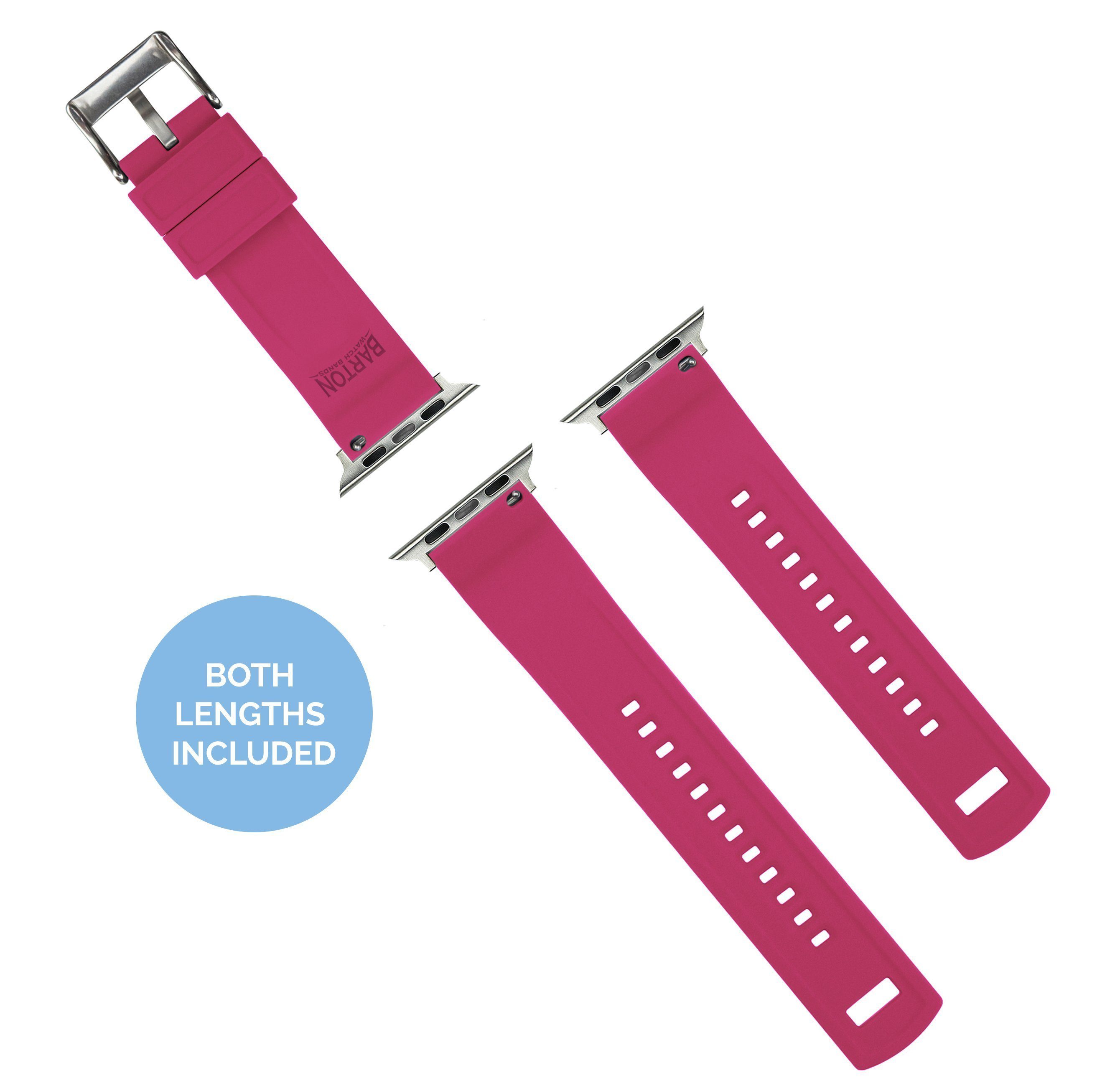 Apple watch black with pink online band