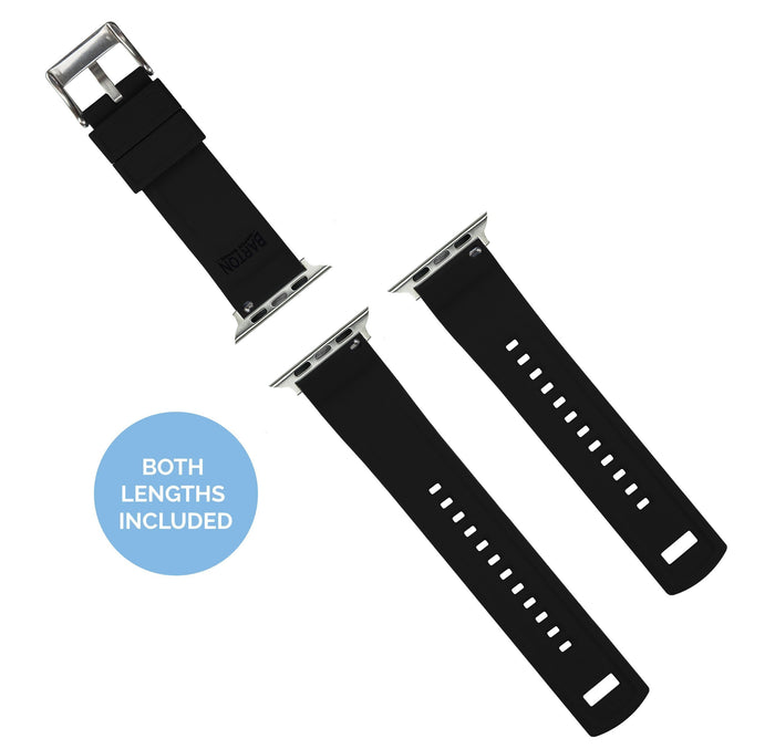 Apple Watch | Elite Silicone | Cool Grey Top / Black Bottom - Barton Watch Bands