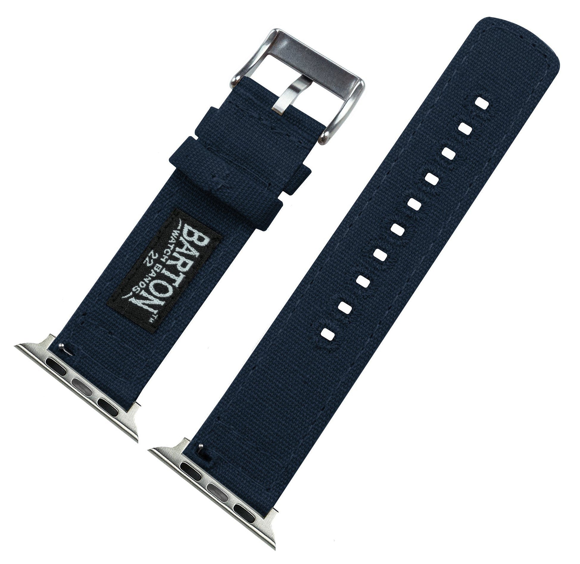 Apple Watch | Navy Blue Canvas - Barton Watch Bands