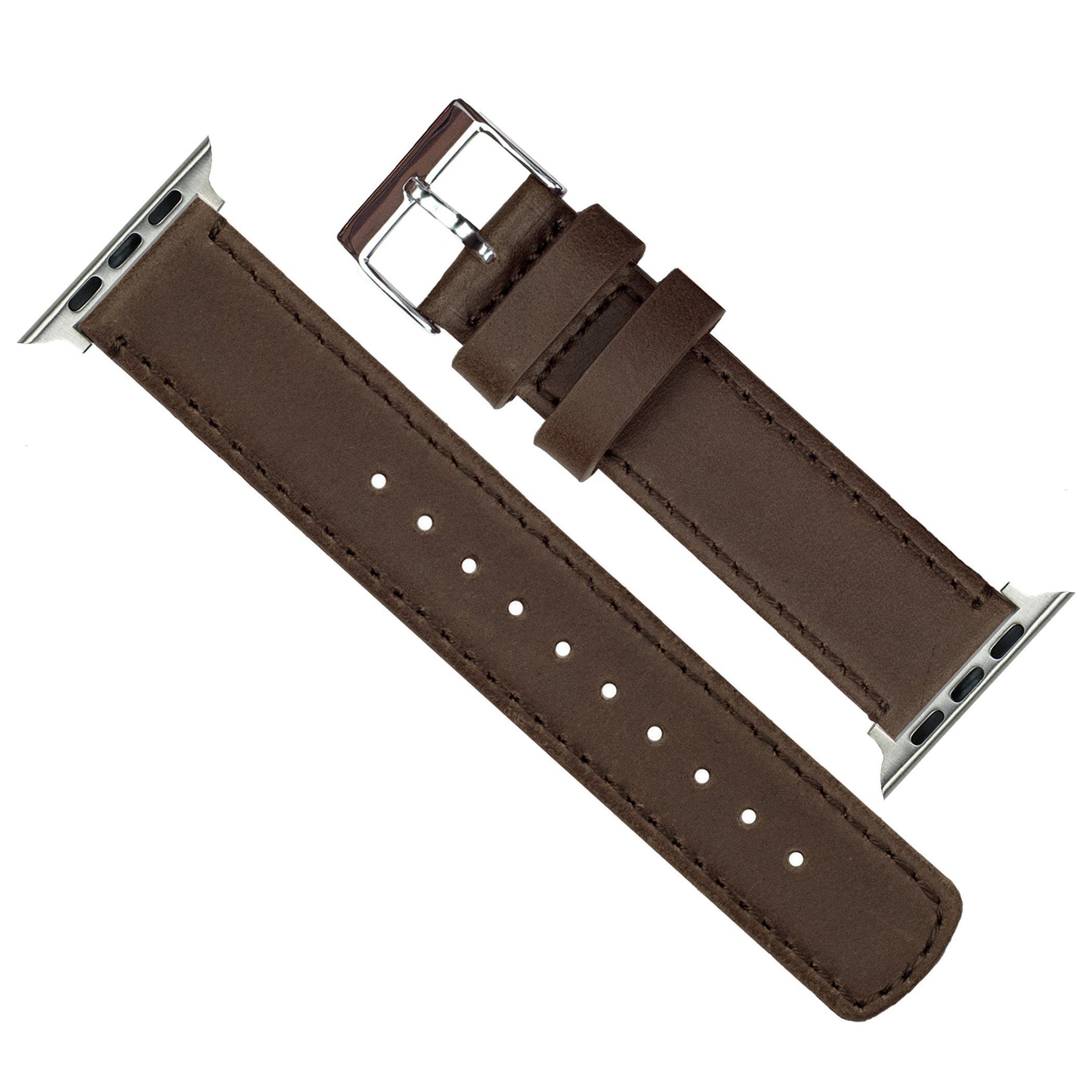 Brown Leather Apple Watch Band | Barton Watch Bands
