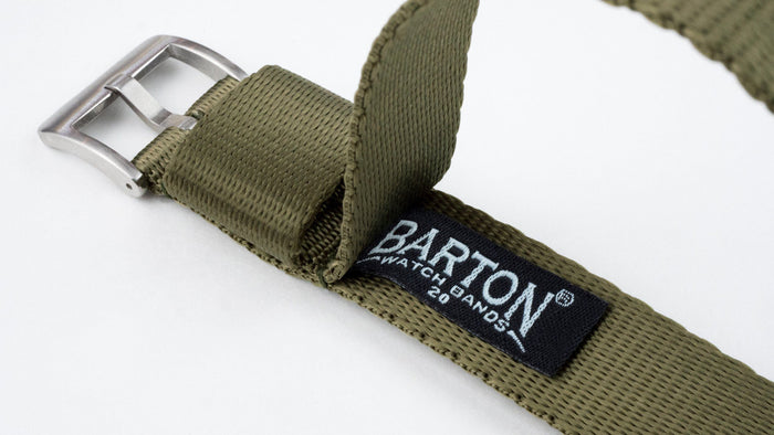 Army Green | Elite Nylon NATO® style - Barton Watch Bands