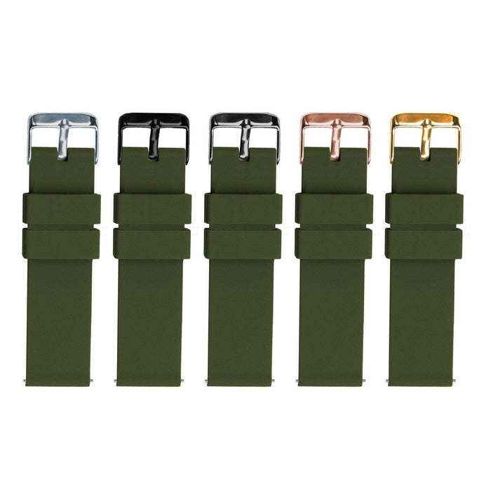 Army Green | Soft Silicone - Barton Watch Bands