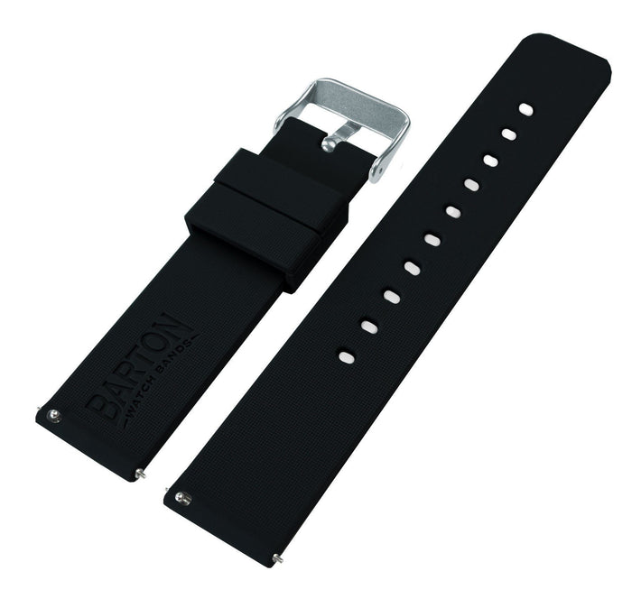 Black | Soft Silicone - Barton Watch Bands