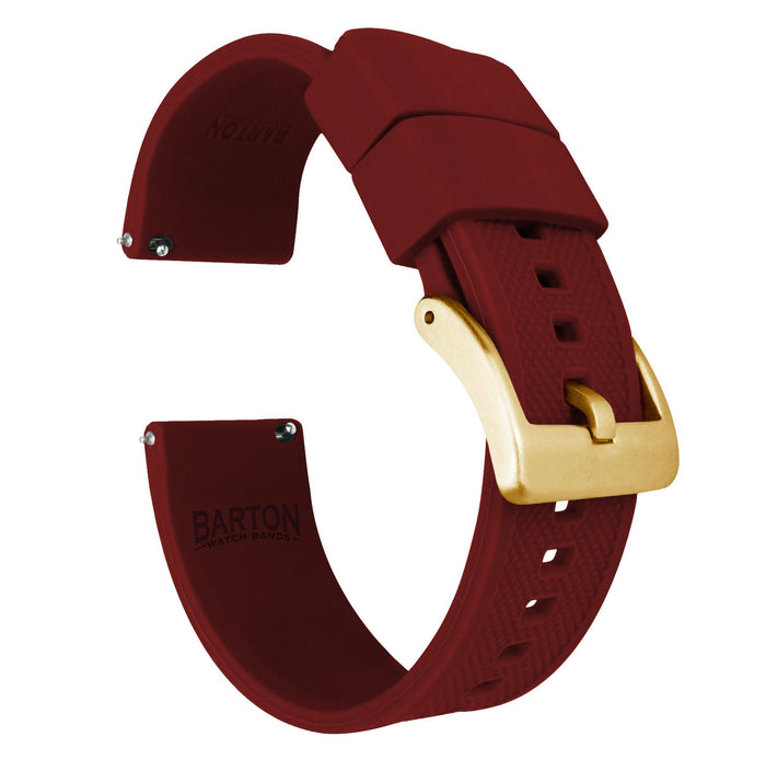 Crimson Red | Elite Silicone - Barton Watch Bands