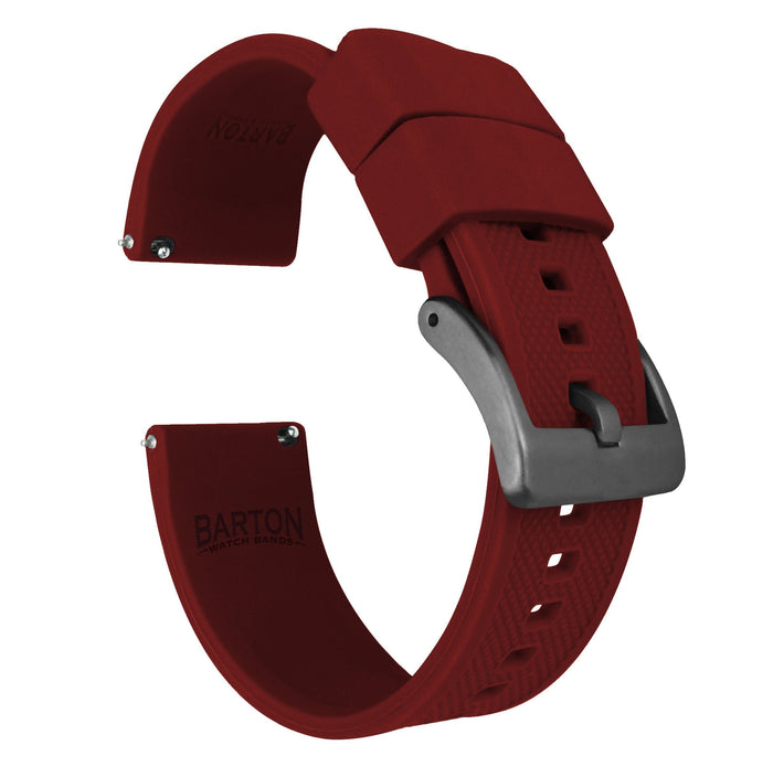 Crimson Red | Elite Silicone - Barton Watch Bands