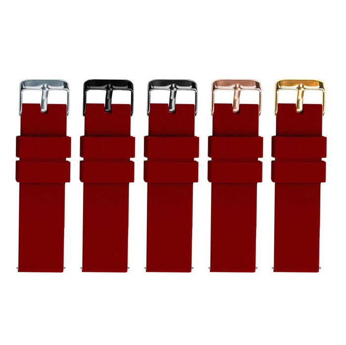 Crimson Red | Soft Silicone - Barton Watch Bands