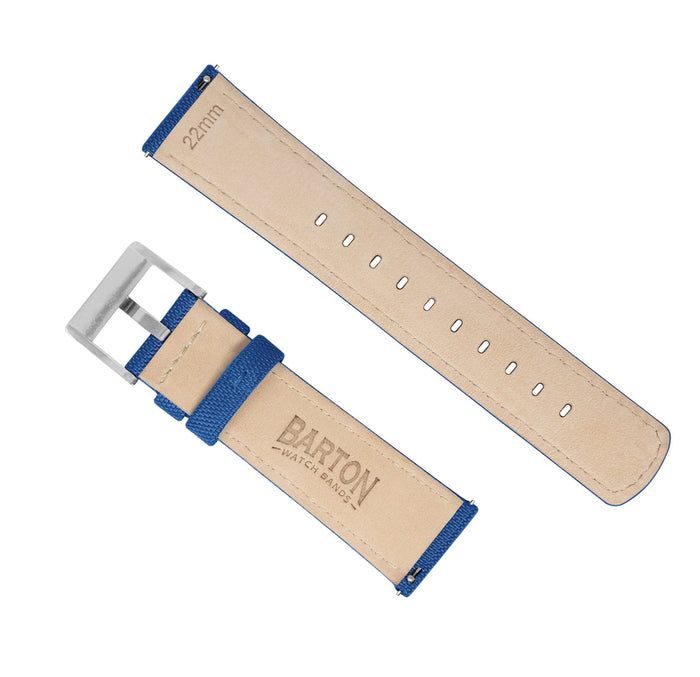 Fossil Gen 5 | Sailcloth Quick Release | Royal Blue - Barton Watch Bands