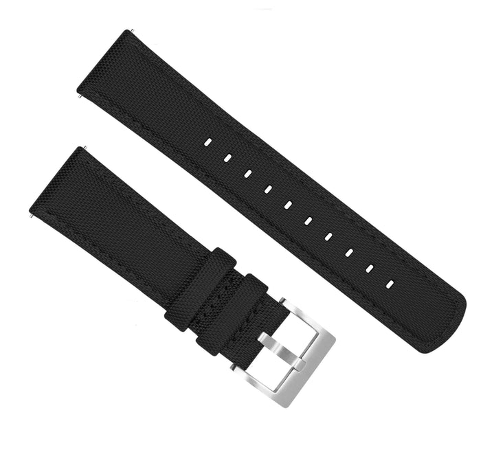 Fossil Q | Sailcloth Quick Release | Black - Barton Watch Bands