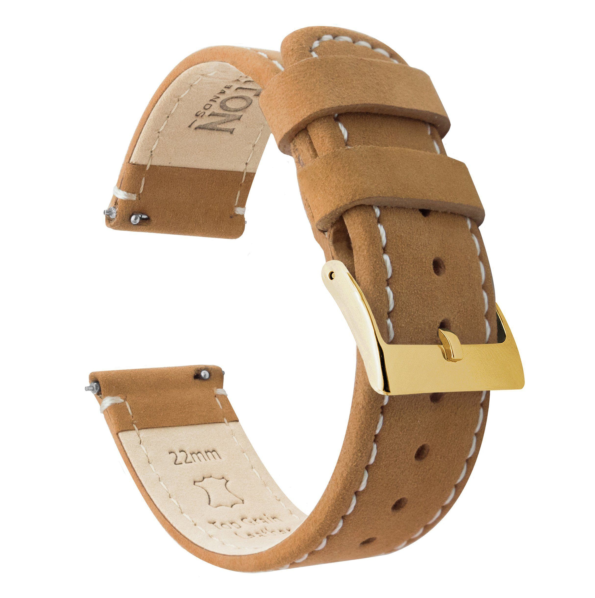 Quick release leather watch bands new arrivals