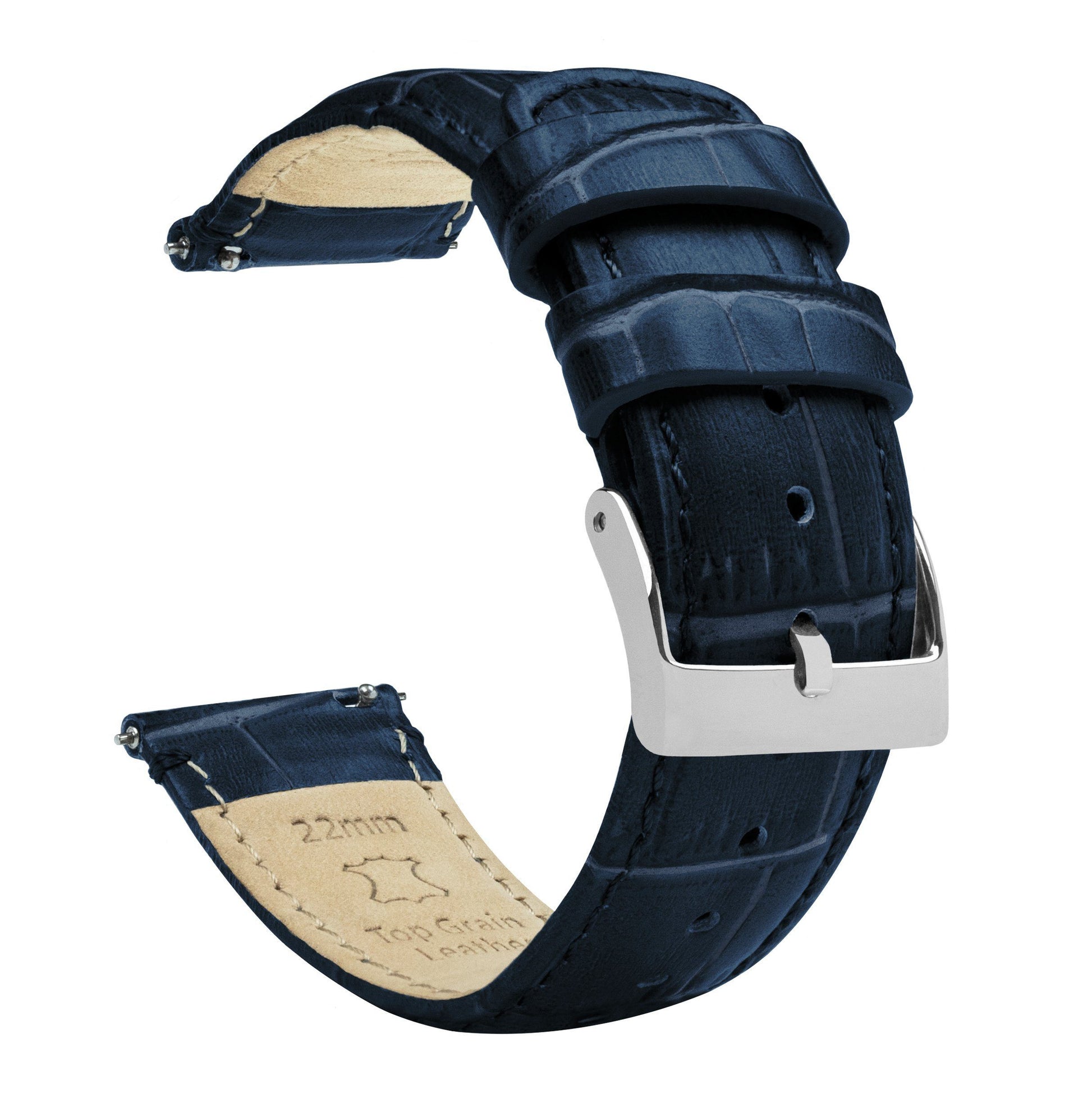Italian Leather Watch Case Twelve Watches Dark Brown Croc Print