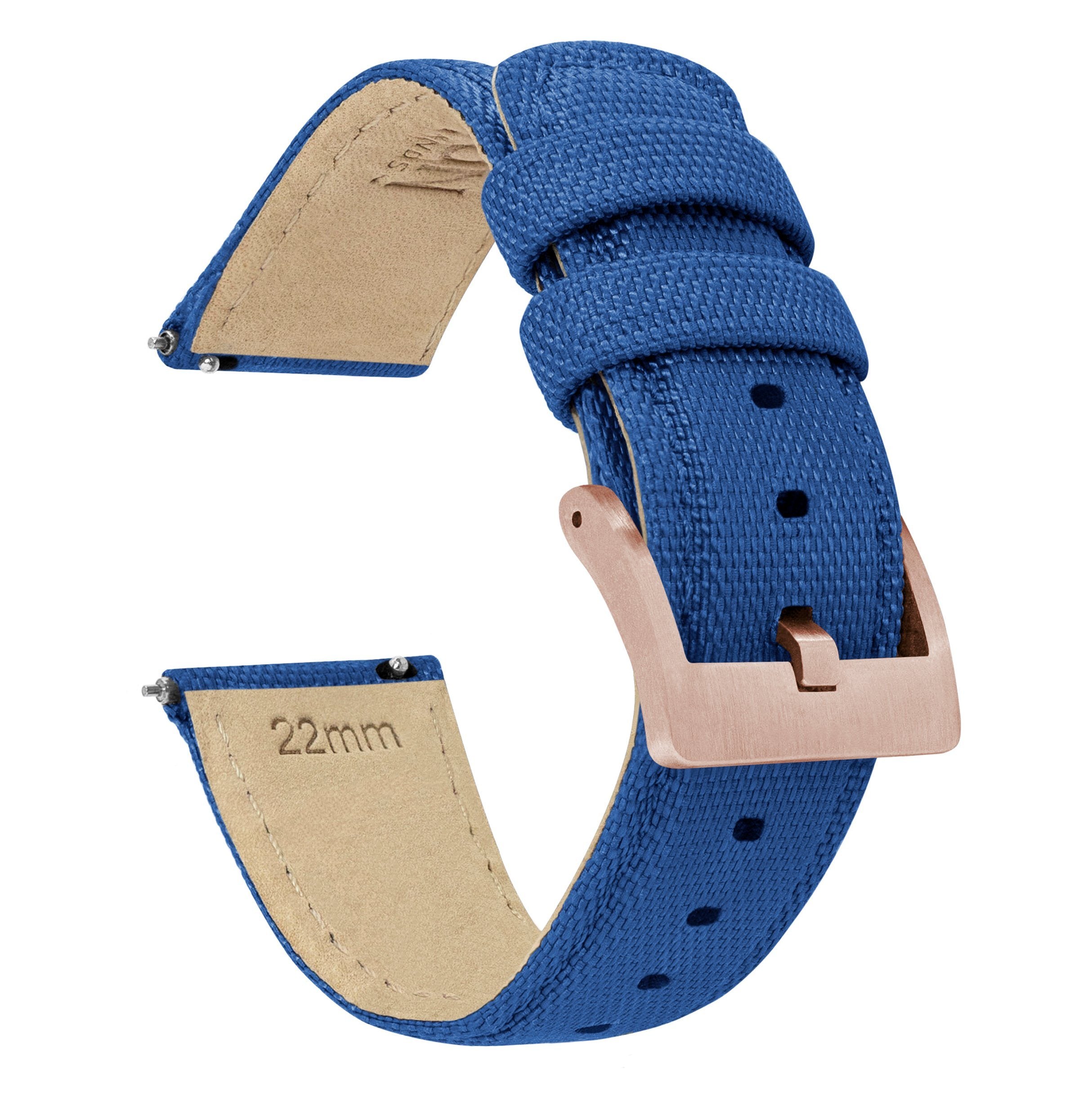 Blue sailcloth watch discount strap