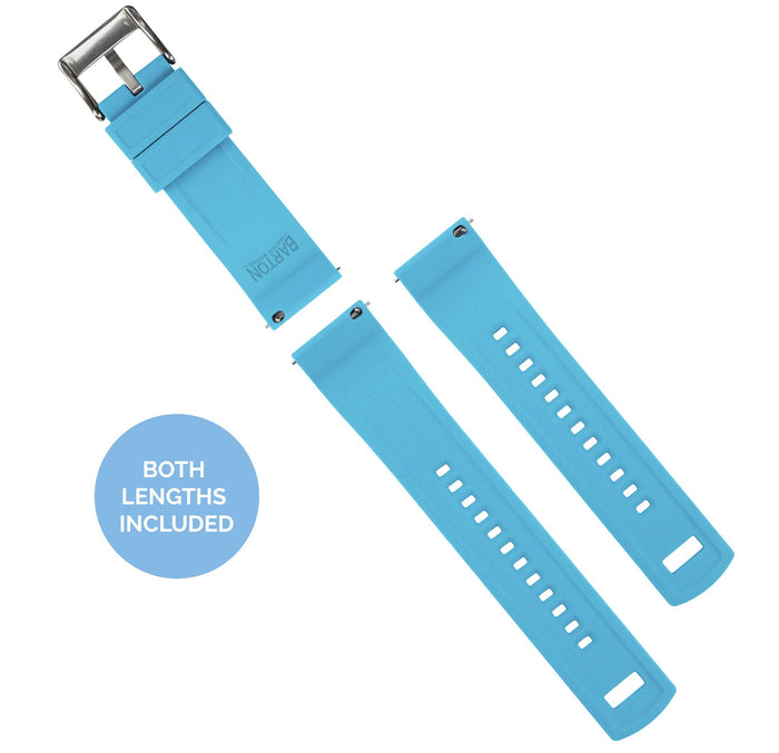 Samsung Galaxy Watch Active 2 | Elite Silicone | Flatwater Blue - Barton Watch Bands