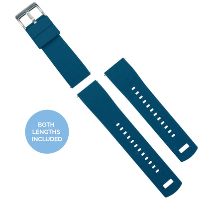 Samsung Galaxy Watch Active 2 | Elite Silicone | Flatwater Blue - Barton Watch Bands