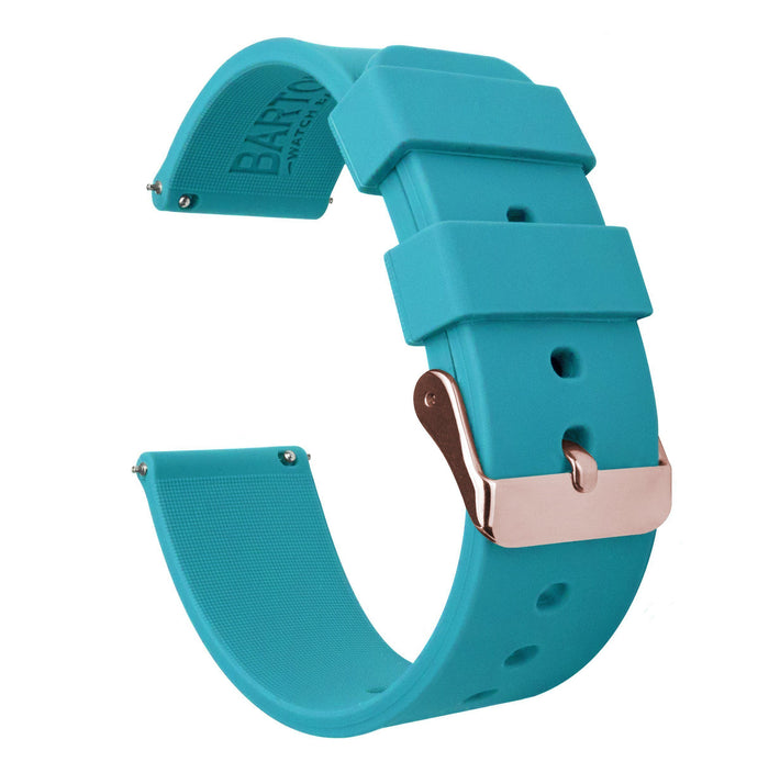 Samsung Galaxy Watch Active  | Silicone | Aqua Blue - Barton Watch Bands