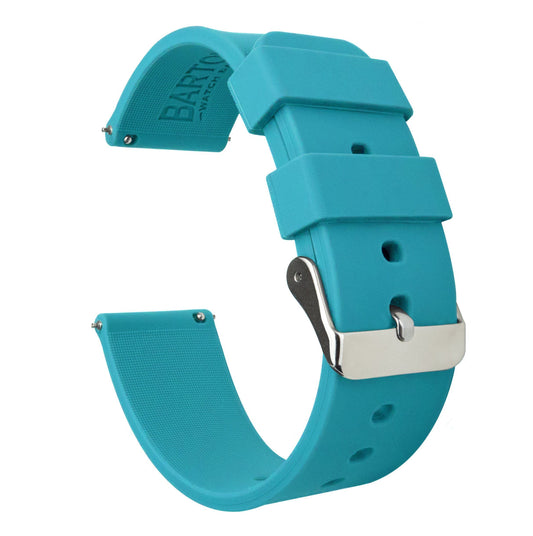 Samsung Galaxy Watch Active  | Silicone | Aqua Blue - Barton Watch Bands