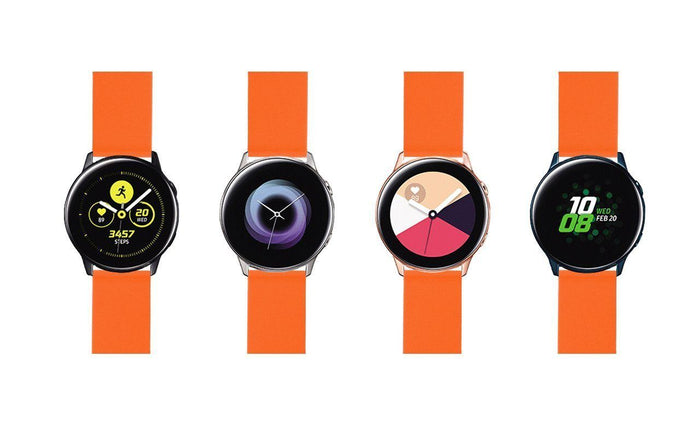 Samsung Galaxy Watch Active  | Silicone | Pumpkin Orange - Barton Watch Bands