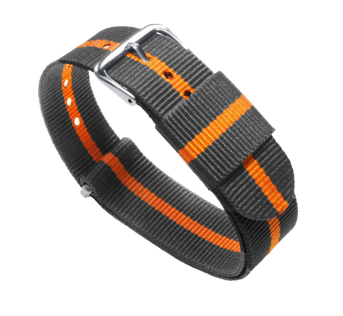 Smoke & Pumpkin | Nylon NATO® style - Barton Watch Bands