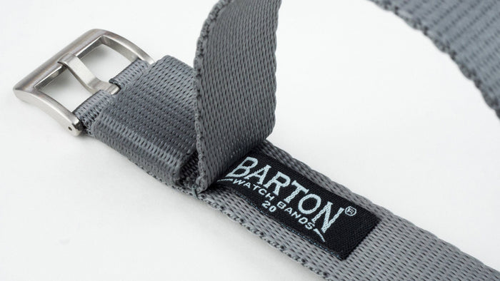 Steel Grey | Elite Nylon NATO® style - Barton Watch Bands