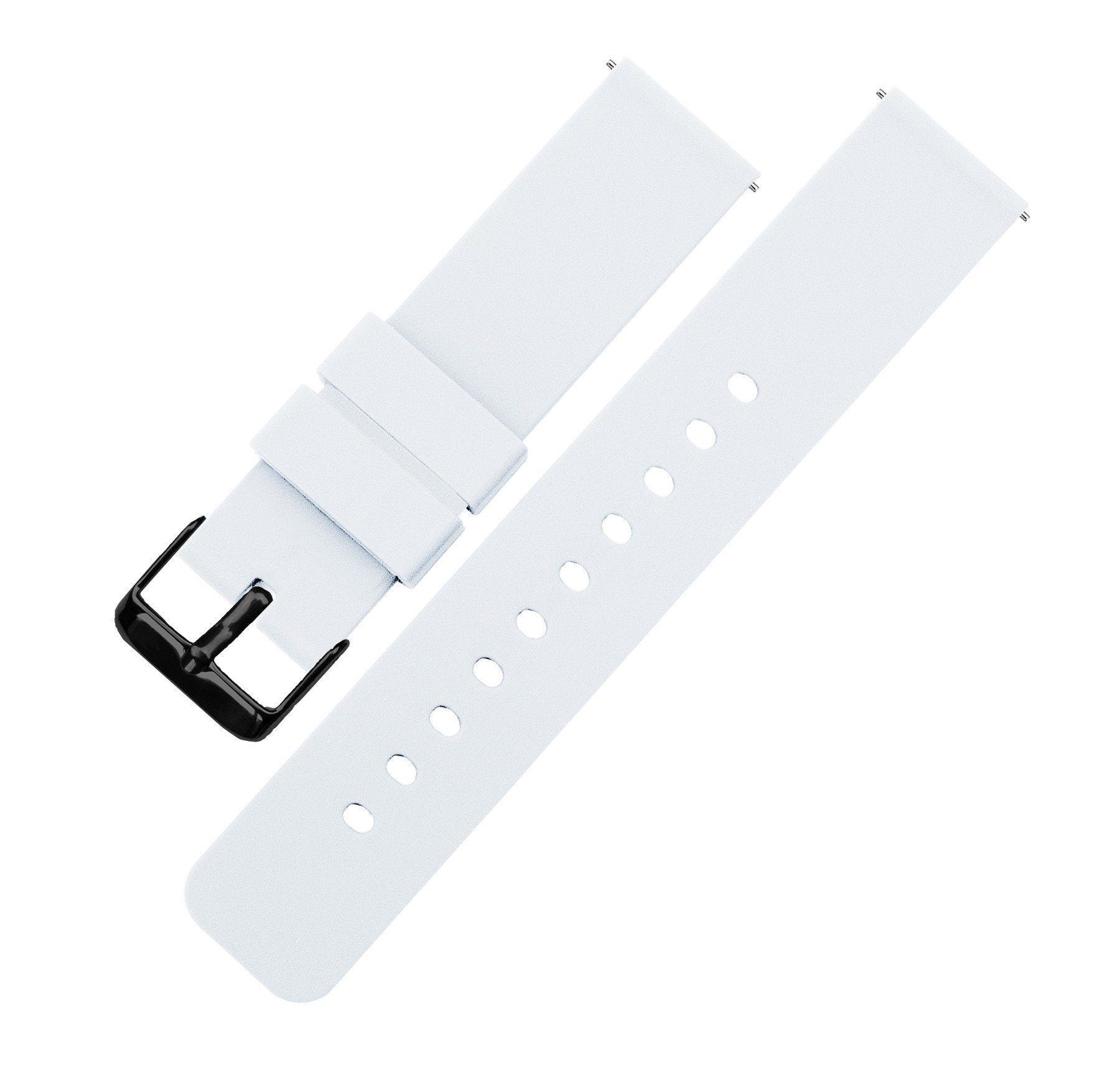 White | Soft Silicone - Barton Watch Bands