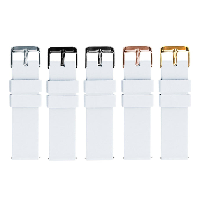 White | Soft Silicone - Barton Watch Bands